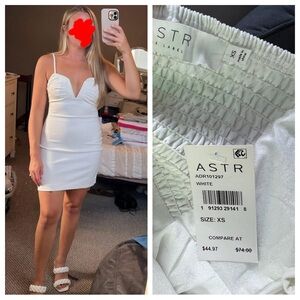 ASTR White Dress